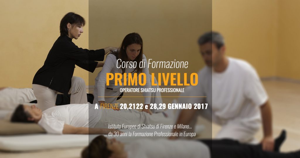 Primo Livello Formazione per Operatori Shiatsu a Firenze