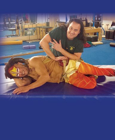 Un operatore Shiatsu Anma al Cirque-du-Soleil